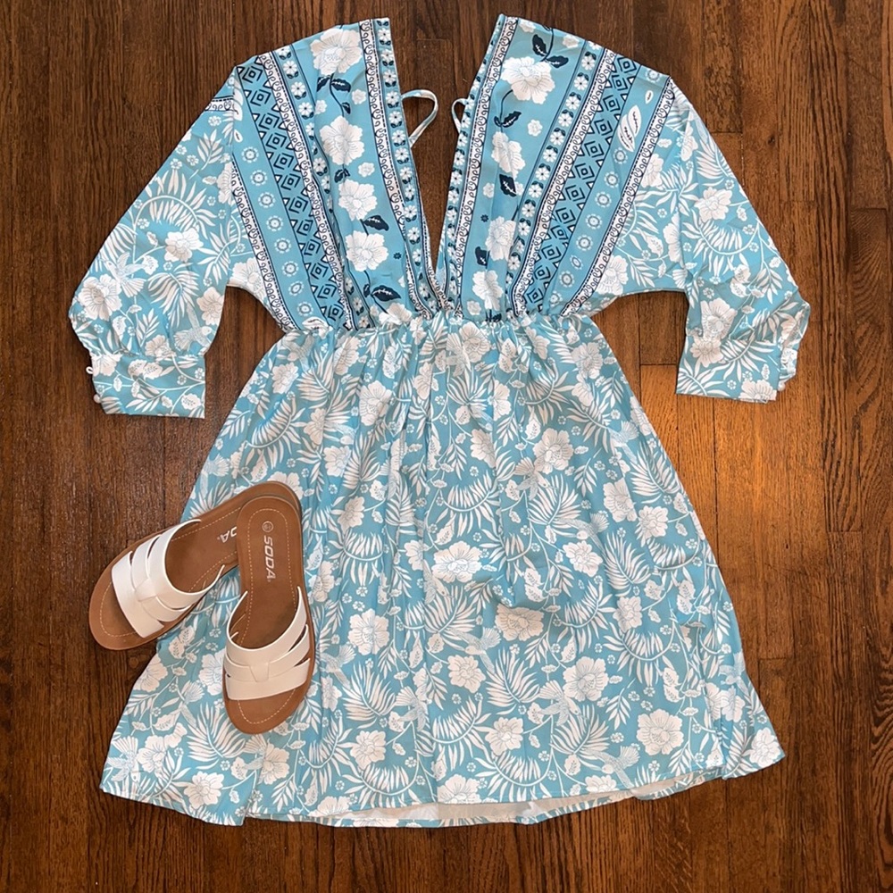 Floral Print Dress 🌸